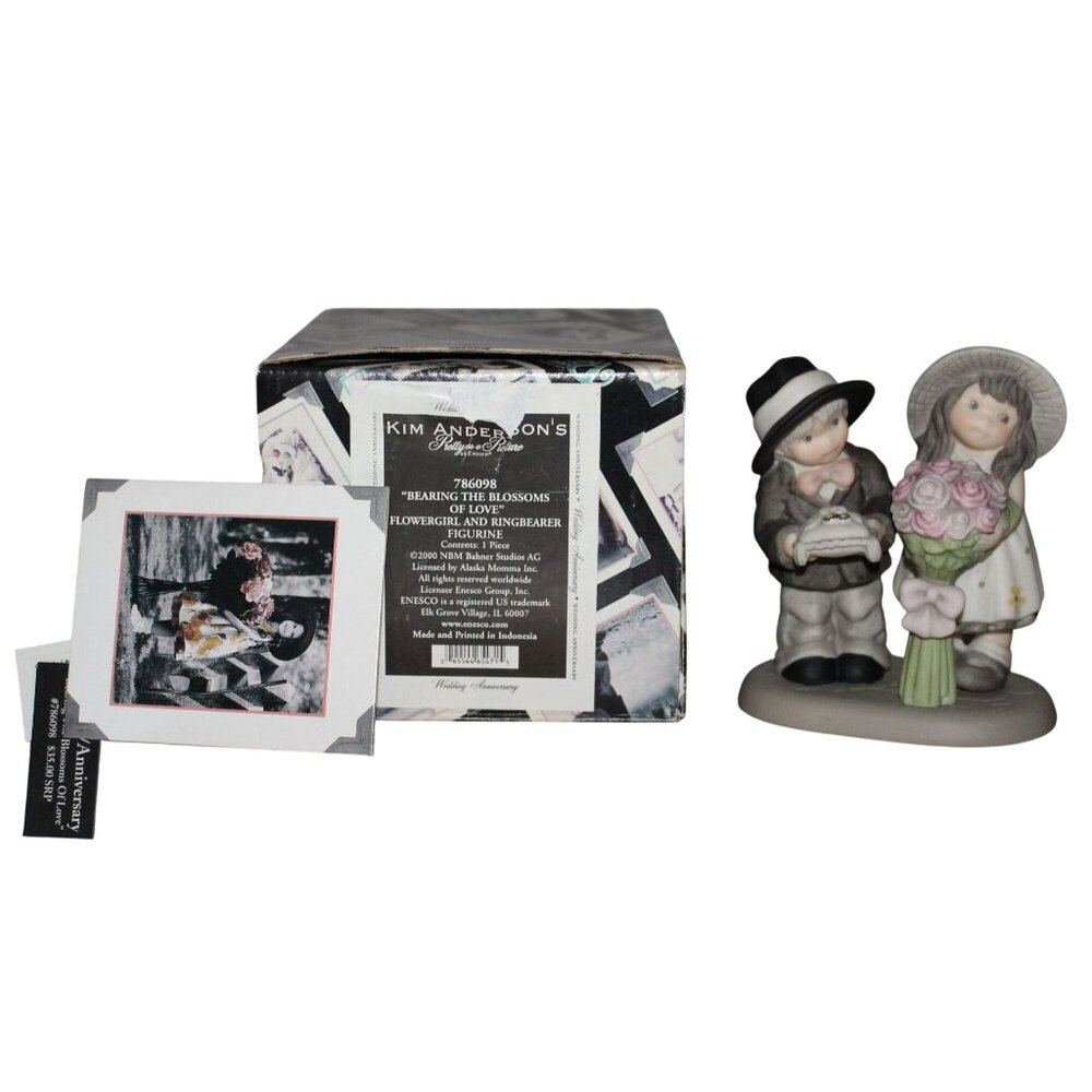 Kim Andersons Bearing the Blossoms of Love Flowergirl Ringbearer Enesco Wedding